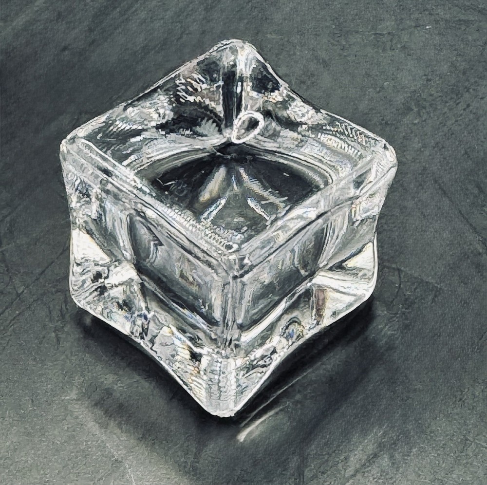 Acrylic Clear Ice Cubes By Pound .75" Cubes Per lb.