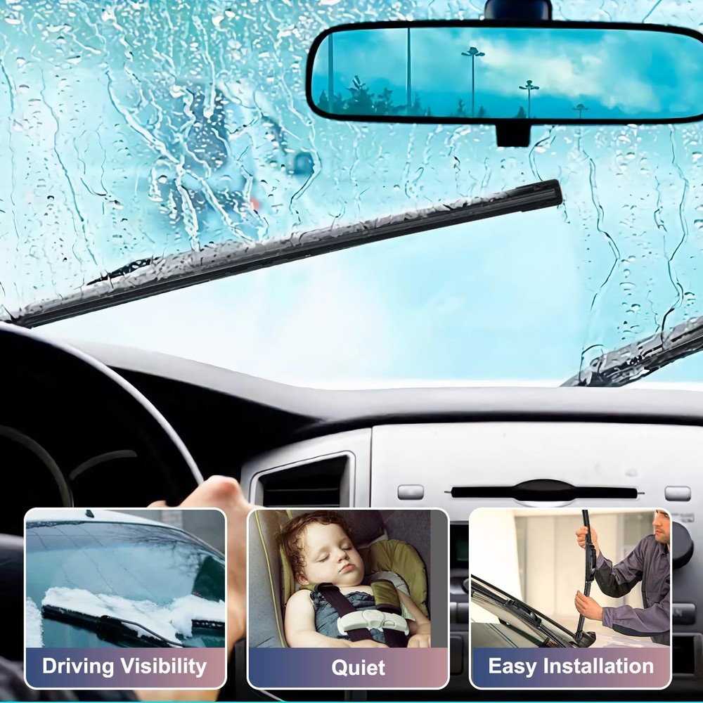 Mazda CX9 Windshield Wiper Blades Replacement Set 26"/17"/14" 3 Pack
