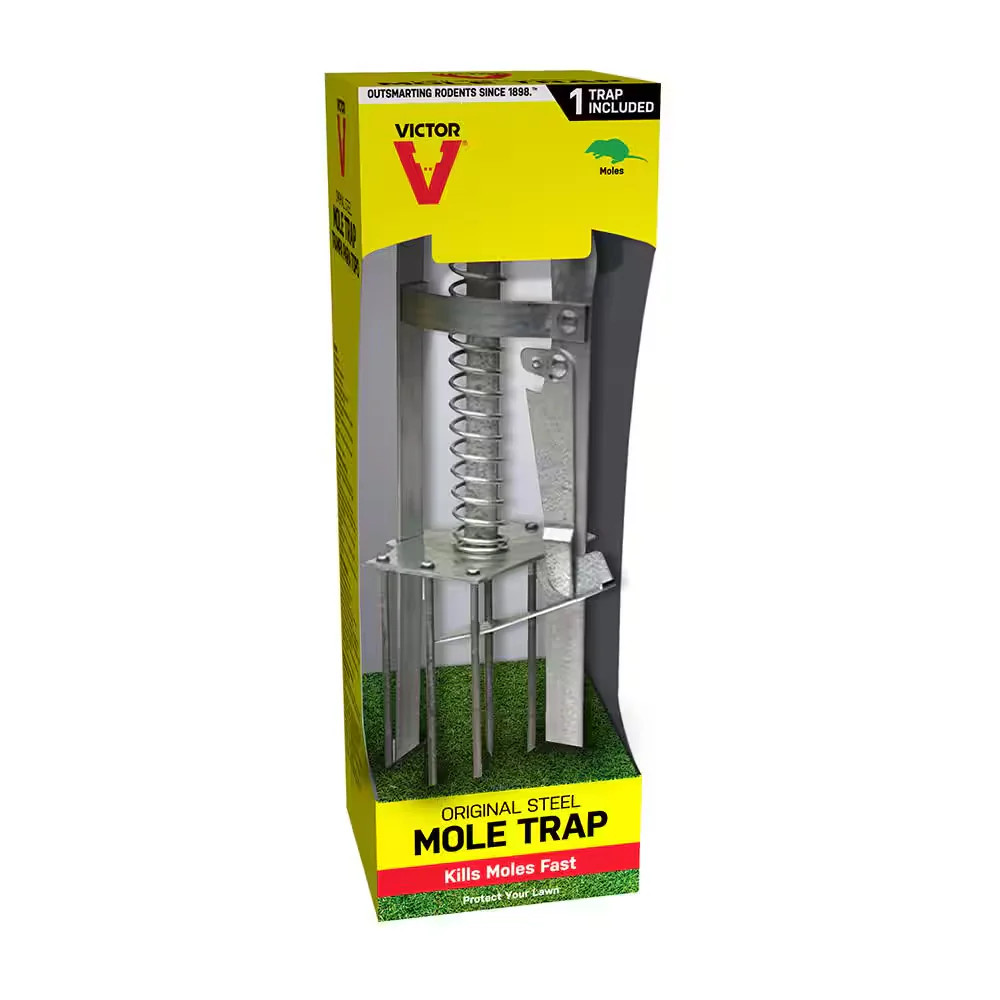 Plunger Style Mole Trap