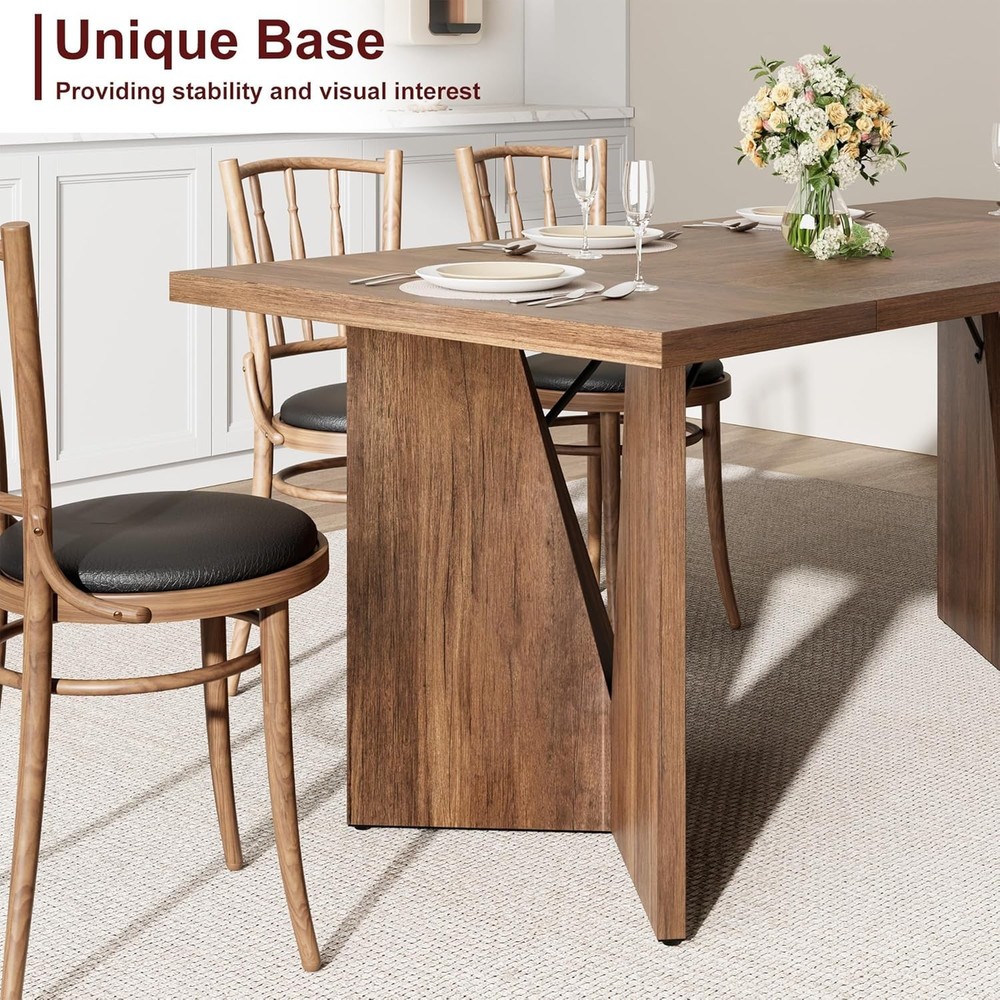 Thick Panel/ Double-Sided Triamine Dining Table-Iron Foot 3 P2/Pb 1 False 30Mm