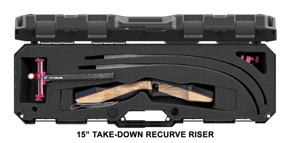 MTM BC34TD Takedown Recurve Bow Case, Lockable, Airline Approved, Hard