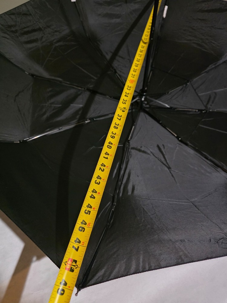 ShedRain VORTEX Auto Open Auto Close 47" Compact Umbrella Black