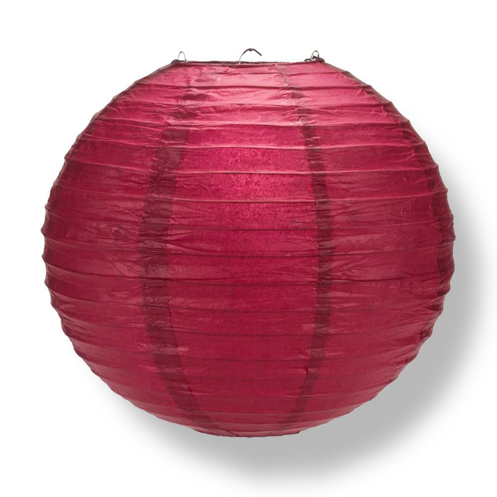 Quasimoon PaperLanternStore Decorative Paper Lantern - (Single, 16-Inch, Velv...