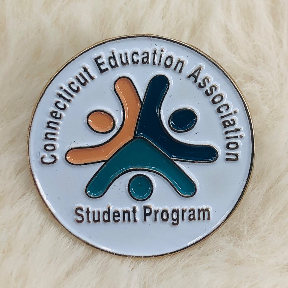 Connecticut Education Association Student Program Member Enamel Lapel Pin