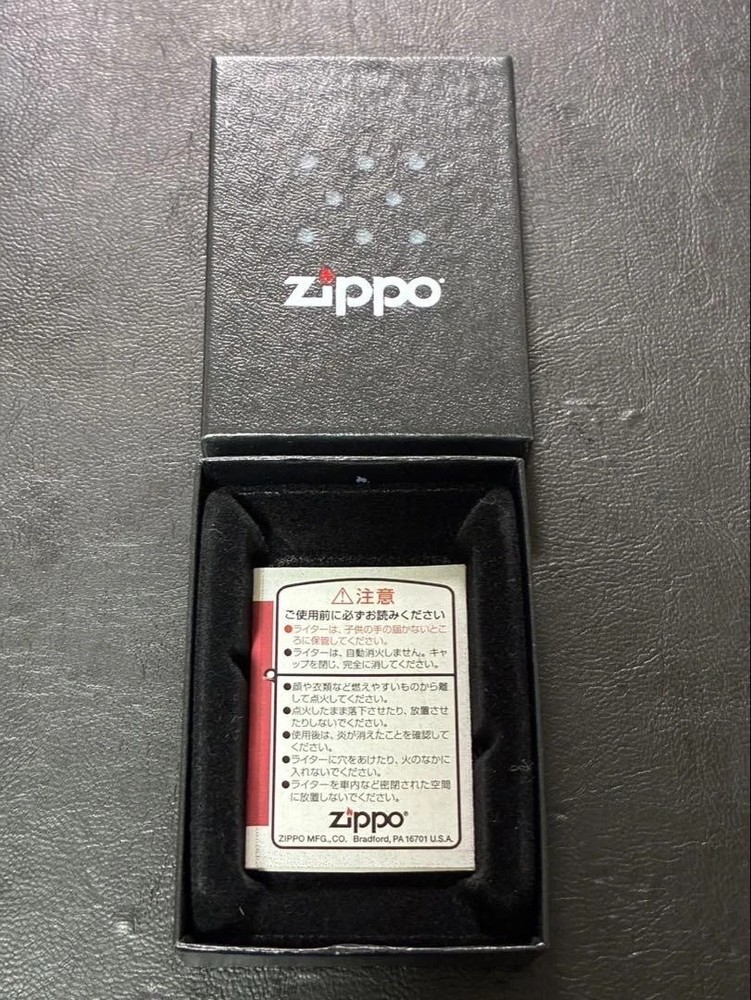 Zippo Timelight Dial White Silver One Sided Processing Lighter Regular Japan