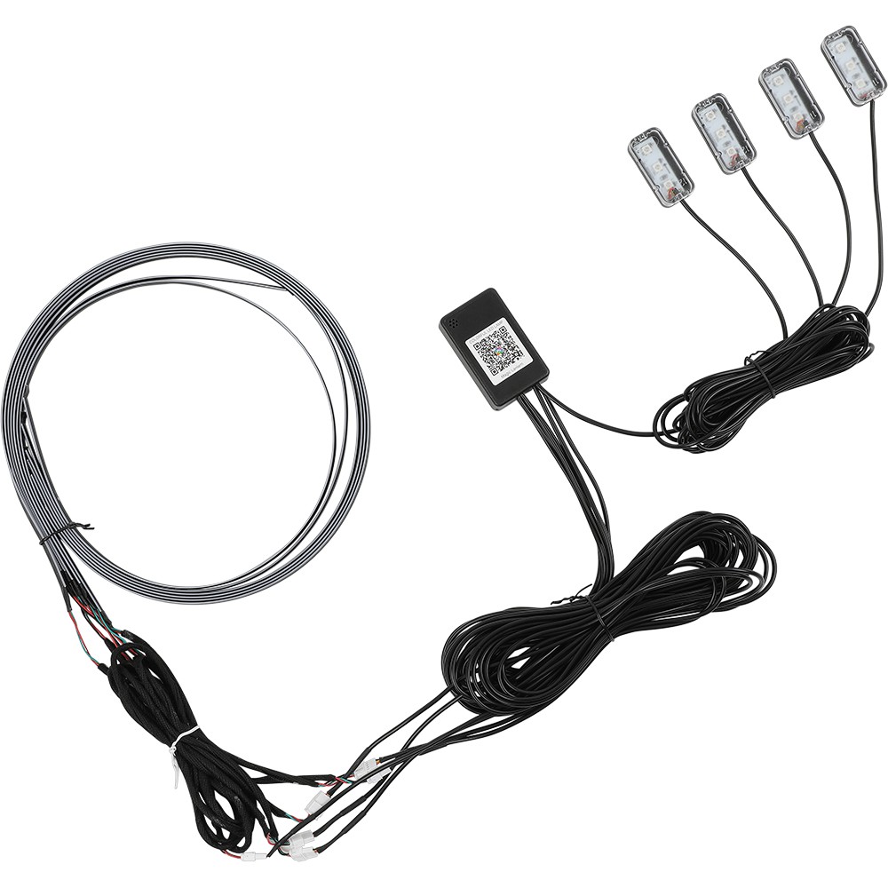 For Mercedes Benz C300 C350 C63 10in1 Ambient Lighting Interior LED Strip Light