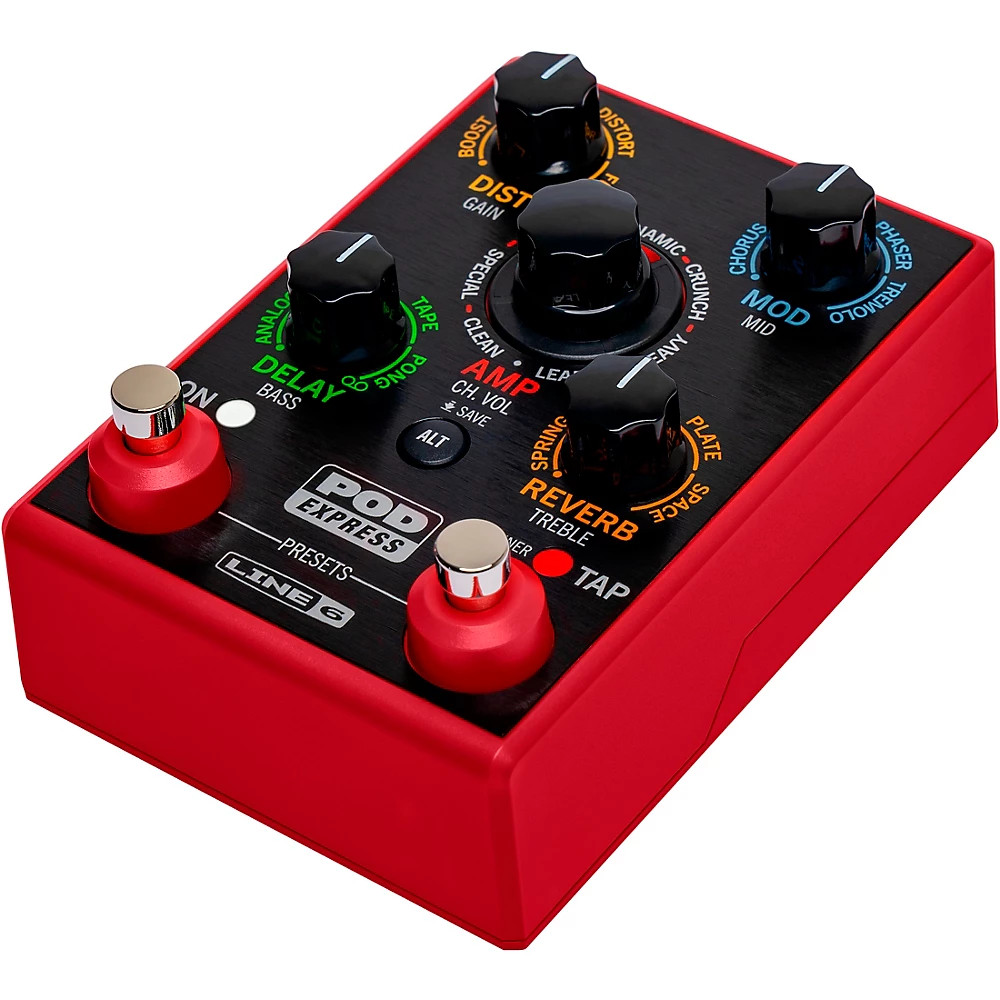 Line 6 POD Express Guitar Effects Processor Red