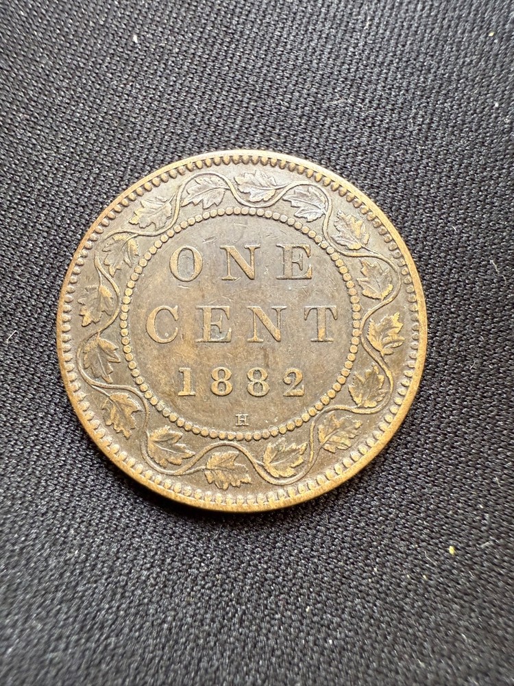 1882-H Canada Large Cent Coin - nice condition
