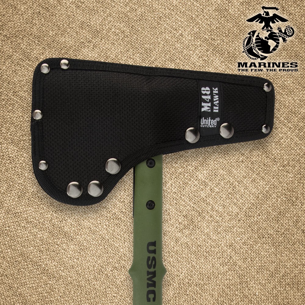 USMC Tactical Tomahawk | Custom Blade Sheath | 15 1/2" Overall Length