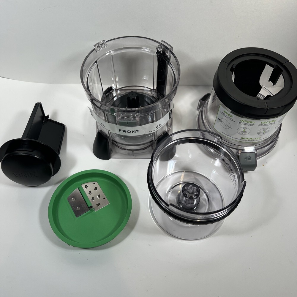 Ninja Precision Spiralizer Bowl Attachment with 1 Blade (Green)
