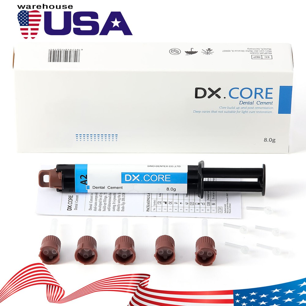 Dentex Dental Dual Cure Flowable Composite Resin Refill Core Build Up DX.CORE