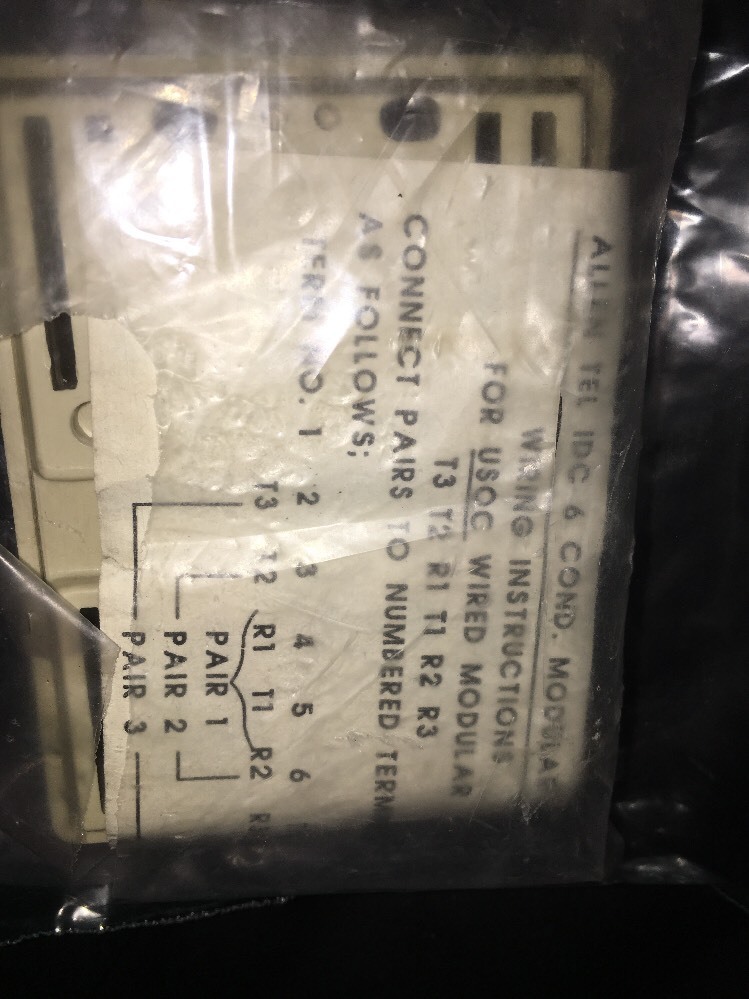 Allen Tel Idc6 Cond Modular Jacks