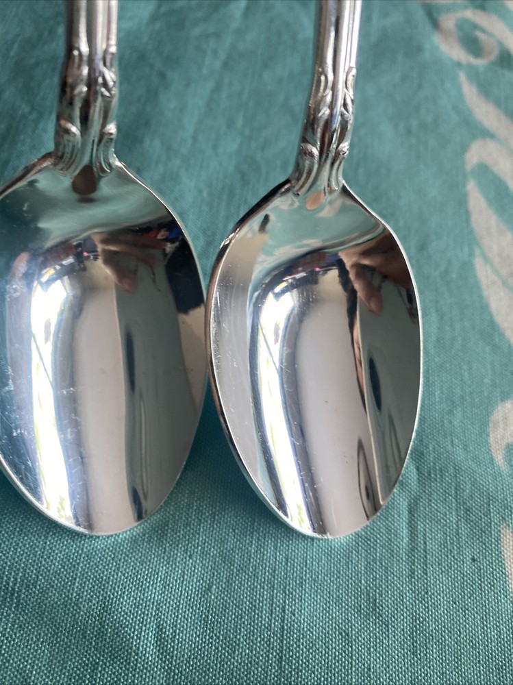 4 Towle Aristocrat Silverplate EP Supreme flatware place settings dinner spoons