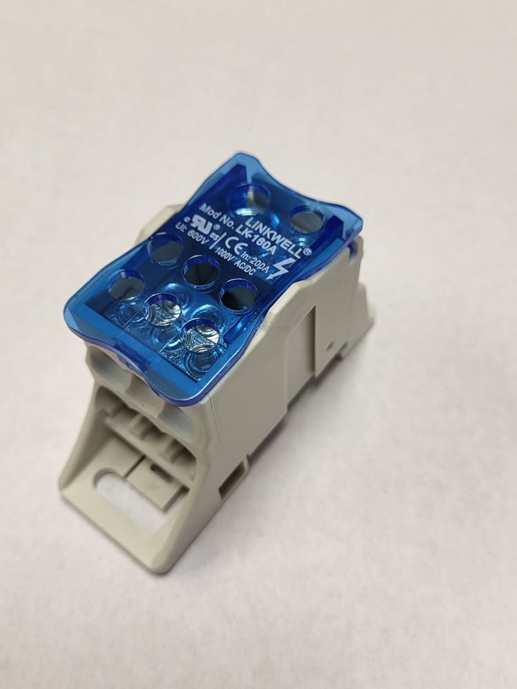 200 Amp Single Pole Power Distribution Block – 2 In/6 Out