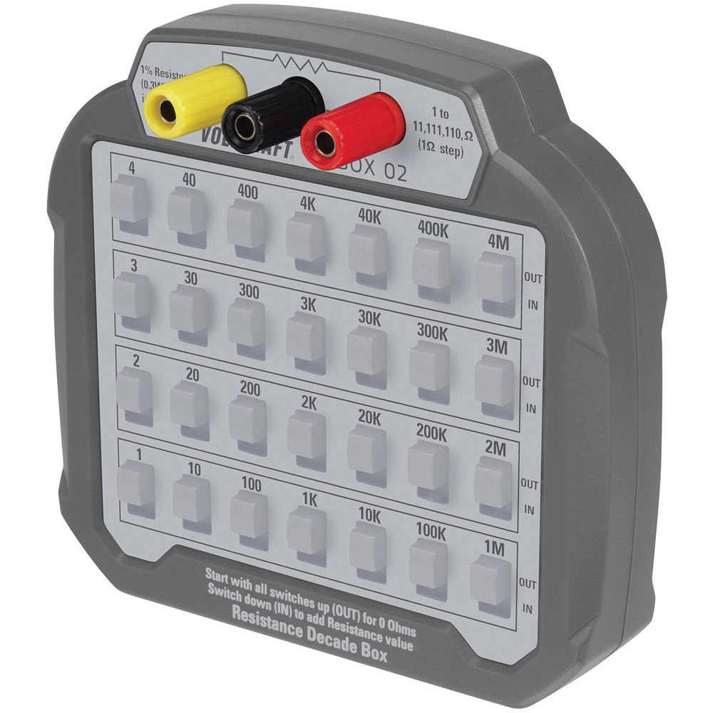 Voltcraft R-box 02 % Resistance Decade Meter