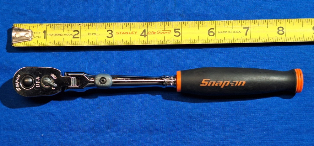 2017 Snap-On THRLX72 1/4" Drive Standard Handle Locking Flex Head Ratchet Orange