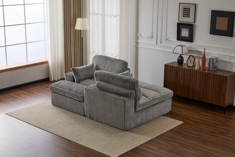 Memory Foam Oversized Double Lounge Chair – Modern Couch