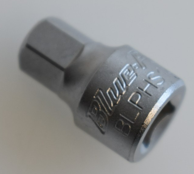 Blue Point Tools BLPHS14516 5/16" SAE Stubby Hex Bit Socket 1/4" Drive