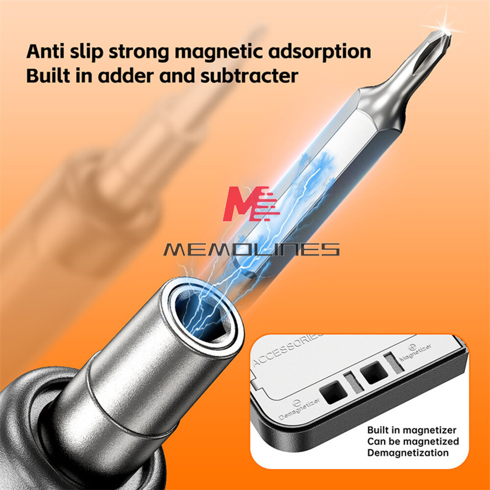 46in1 Mini Precision Electric Screwdriver Set Rechargeable Cordless Screwdriver