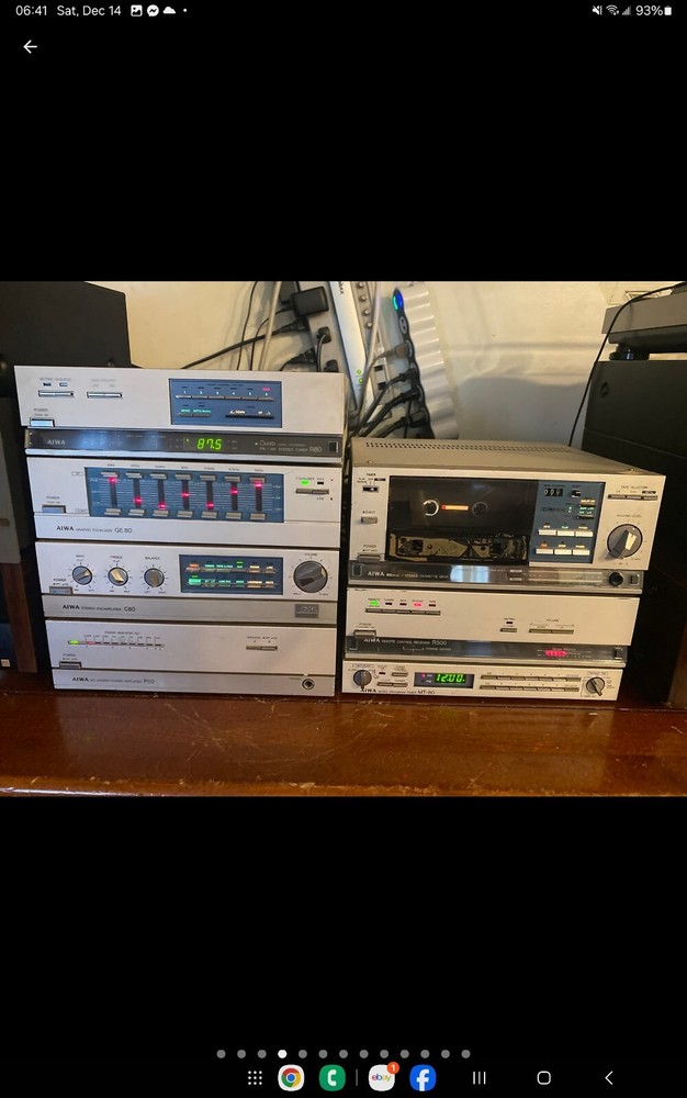Aiwa Vintage Mini Stereo System