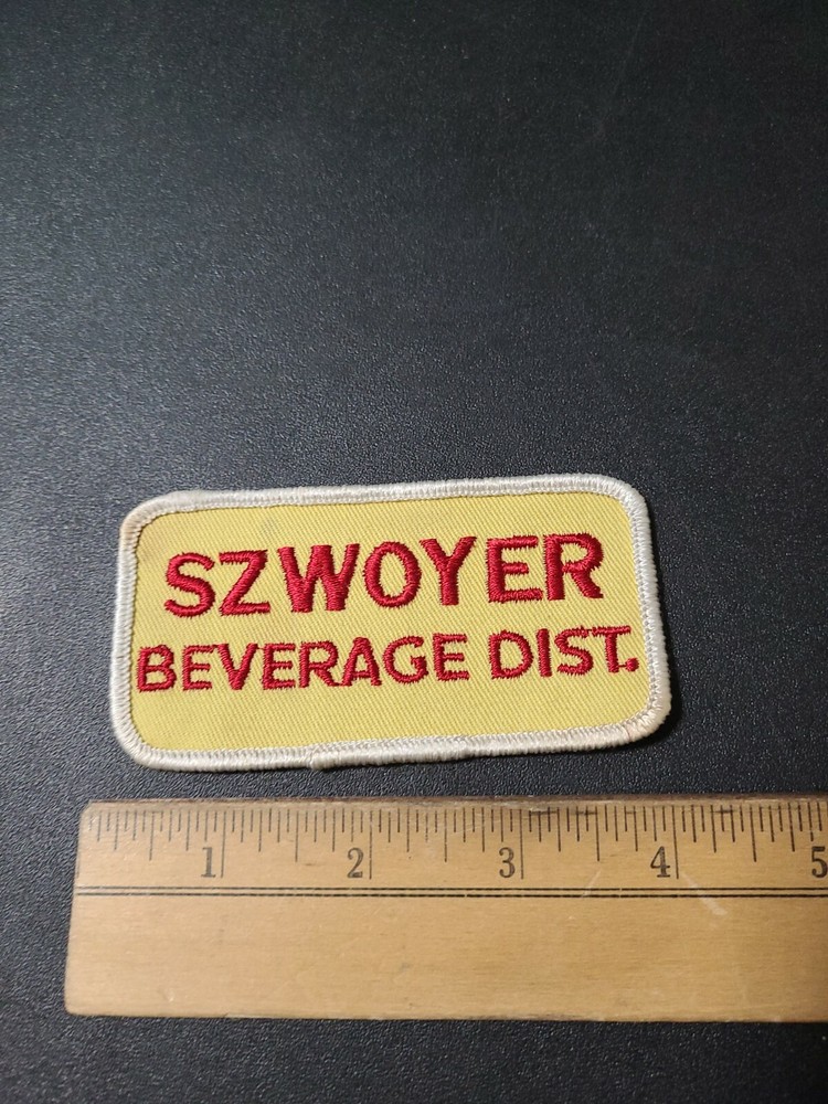 Vintage Employees Patch Szwoyer Beverage Distributors