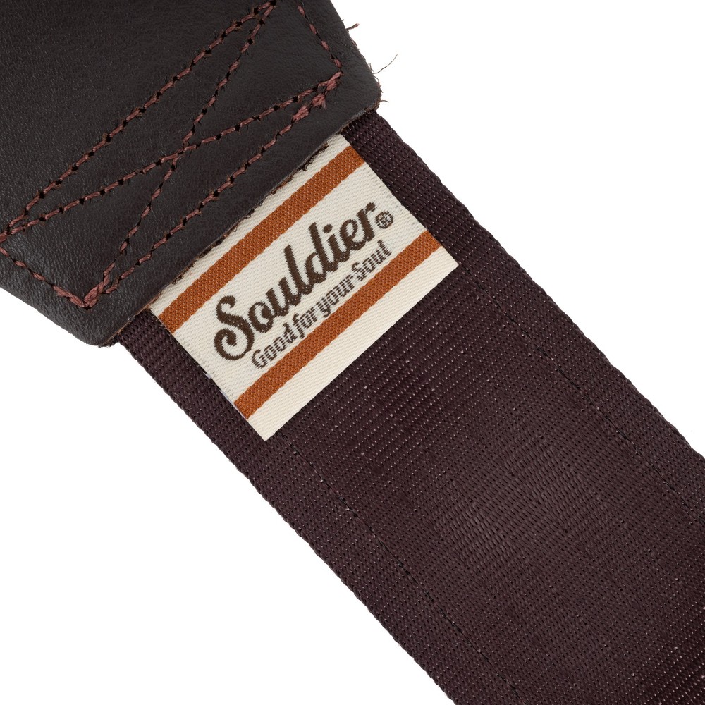 Souldier "Diamond" Gold & Brown Pattern 2" Guitar Strap