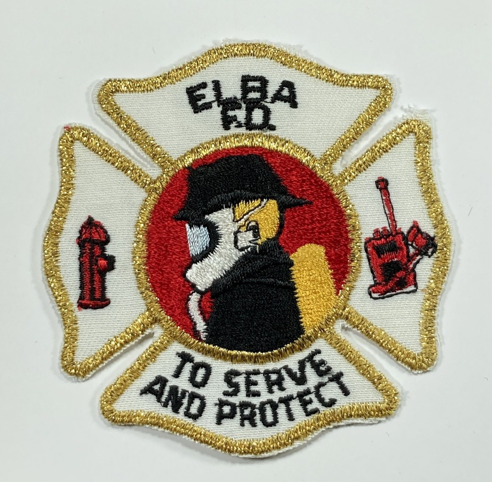 Elba NY Fire Department Patch