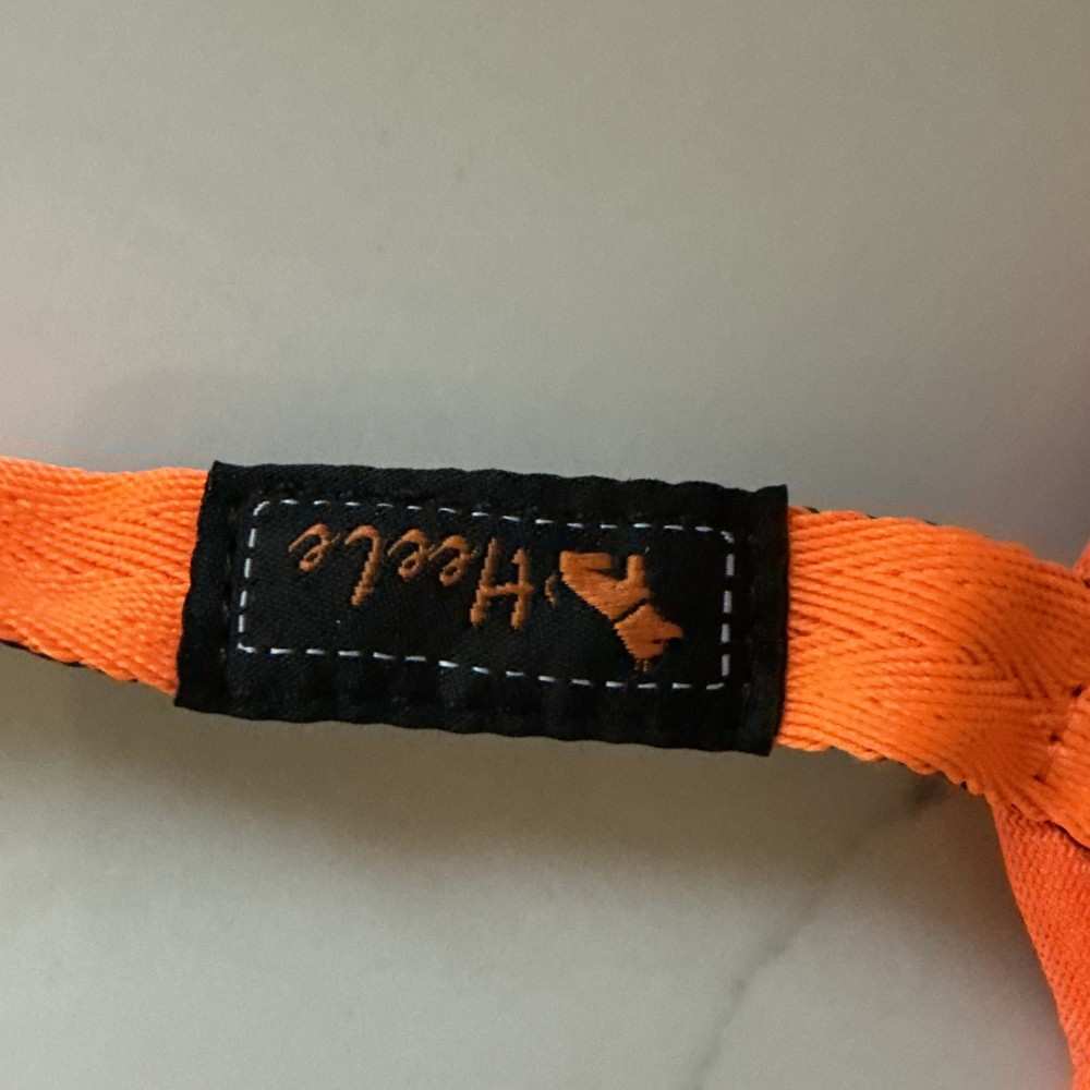 Heele Dog Muzzle, Nylon Large Orange