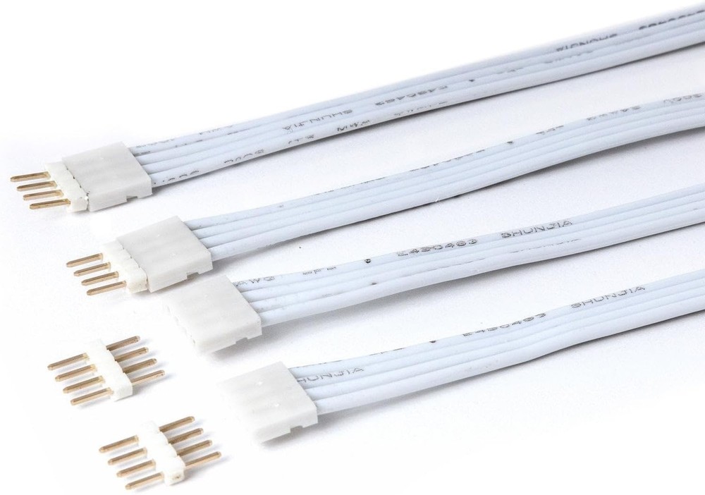 Controller to 4-Pin Adapter for Philips Hue Gradient Lightstrip 2 Pack, White