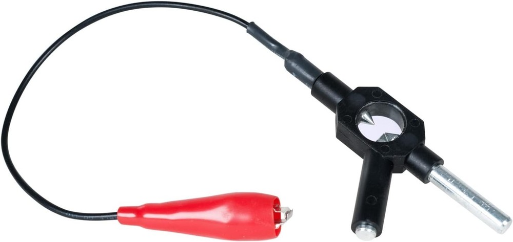 Compact Spark Plug Ignition Tester for Running & Cranking Engines - Black