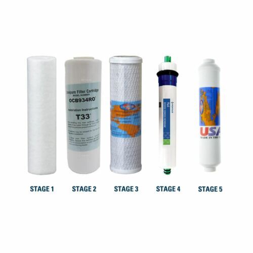 Vertex PT-4.0/5 Filter Replacement Kit with RO Membrane