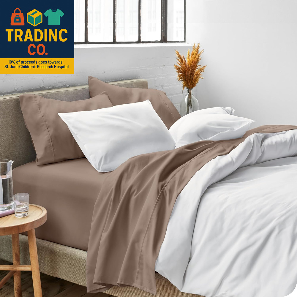 Queen Sheet Set - Luxury 1800 Ultra-Soft Microfiber Queen Bed Sheets - Double Br