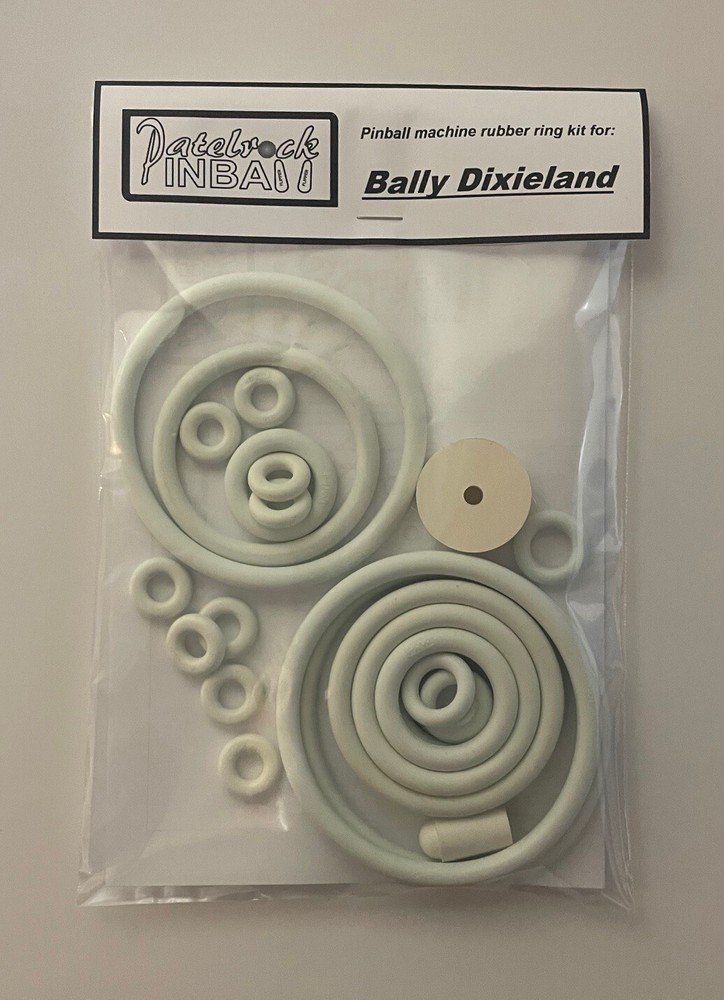 1968 Bally Dixieland Pinball Machine Rubber Ring Kit