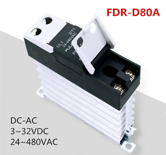 FULRD Single-phase integrated solid state relay FDR-D80A 3~32VDC/24~480VAC