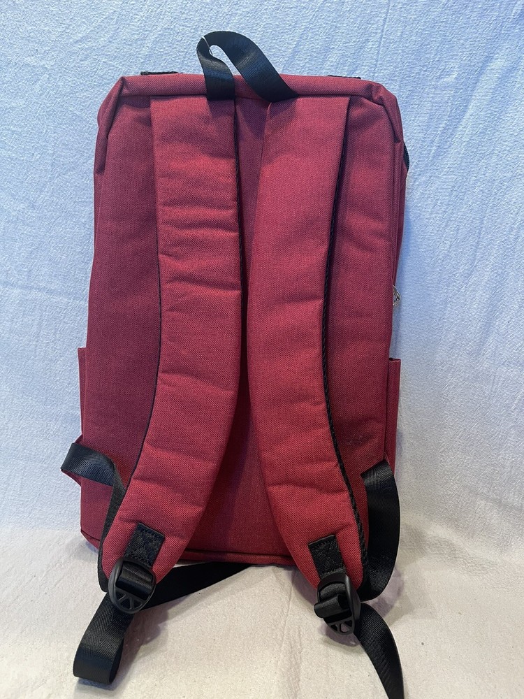 MEITE BOSHI large backpack leather straps multiple pockets