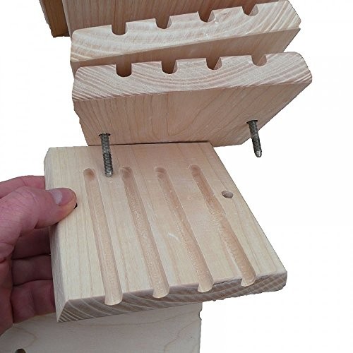 Interactive Wooden Bee House - Pollinator Bee Management System