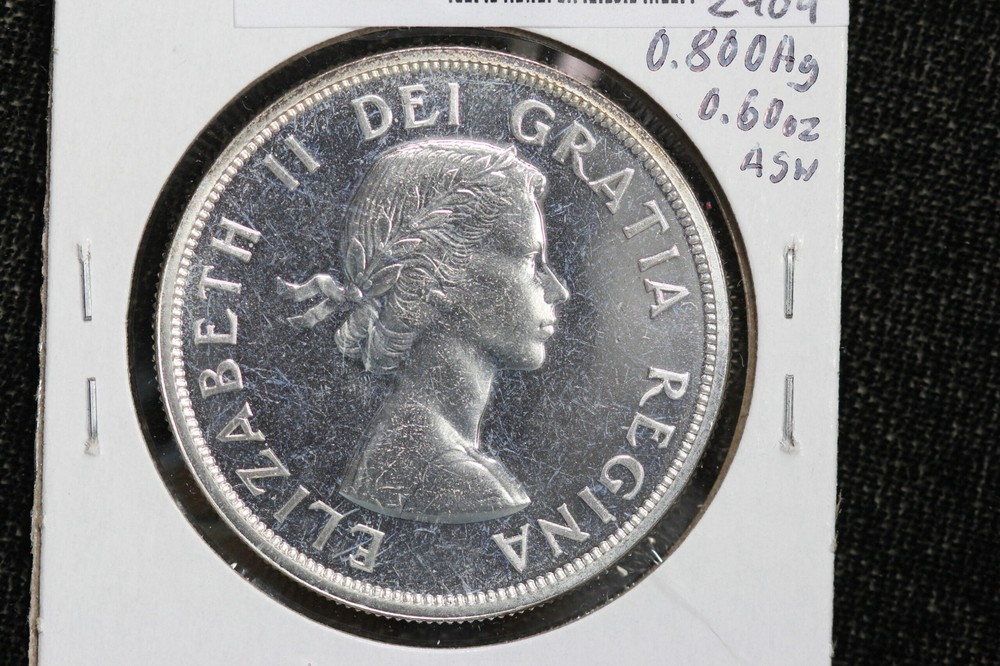 1962 Canada Silver Dollar Proof-Like 4O9L