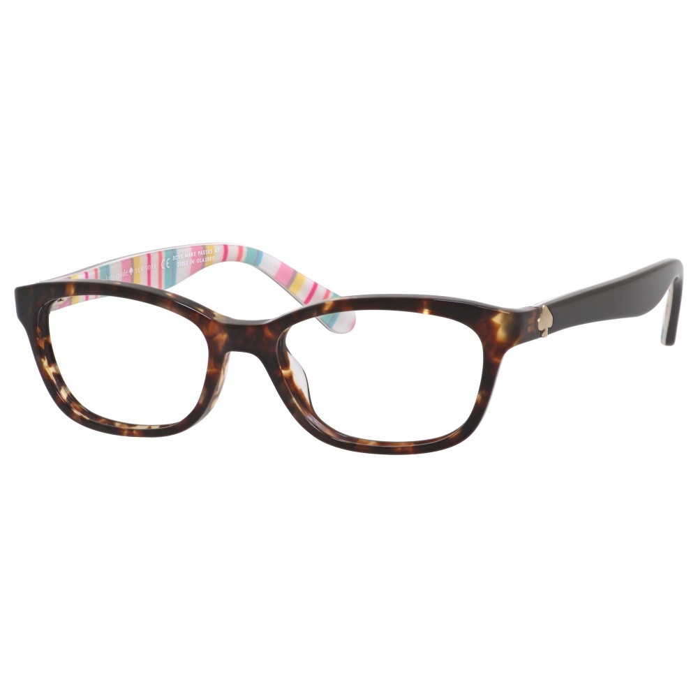 Kate Spade Women's Rectangular 52mm Eyeglasses Frames Havana Pattern BRYLIE-RNL