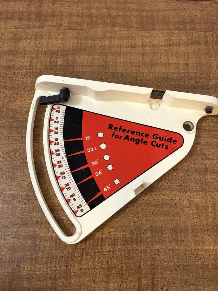 Part Of JET Tools Miter Reference Guide For Angle Cuts