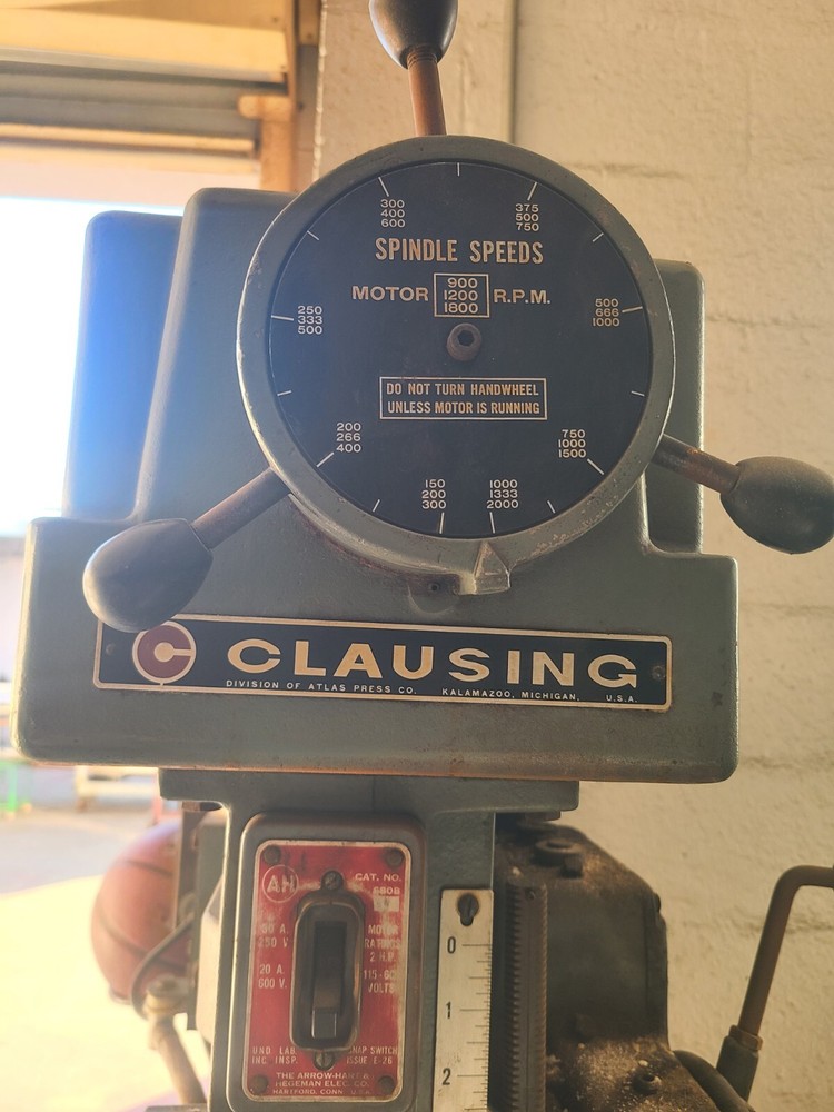 CLAUSING SERIES 22V 20" VARIABLE SPEED FLOOR STAND DRILL PRESS