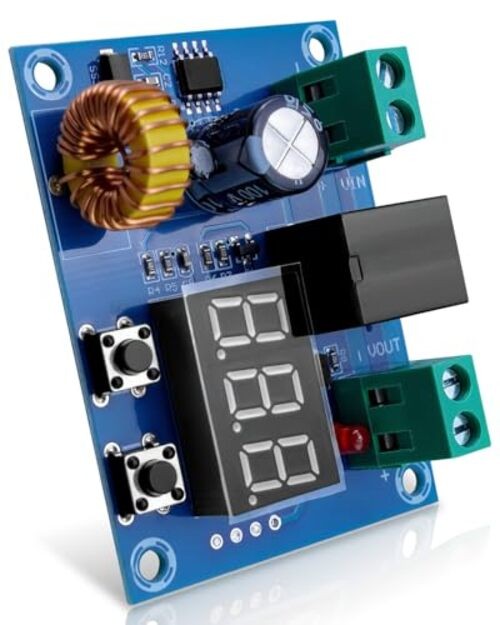 DC12-36V Digital Battery Disconnect Switch, Current Cutoff Low Voltage Module