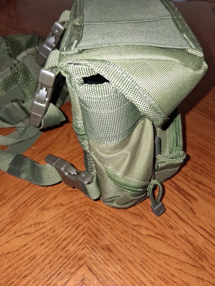 Boundless Performance Binocular Harness Chest Pack Listers Birding Bag Green