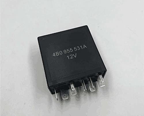 11 Pin Intermittent Delay Wiper Motor Control Relay, 4B0955531A Compatible,