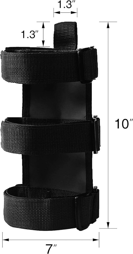 Fire Extinguisher Mount for Roll Bars - Adjustable, Secure, Easy 1 Min. Insta...