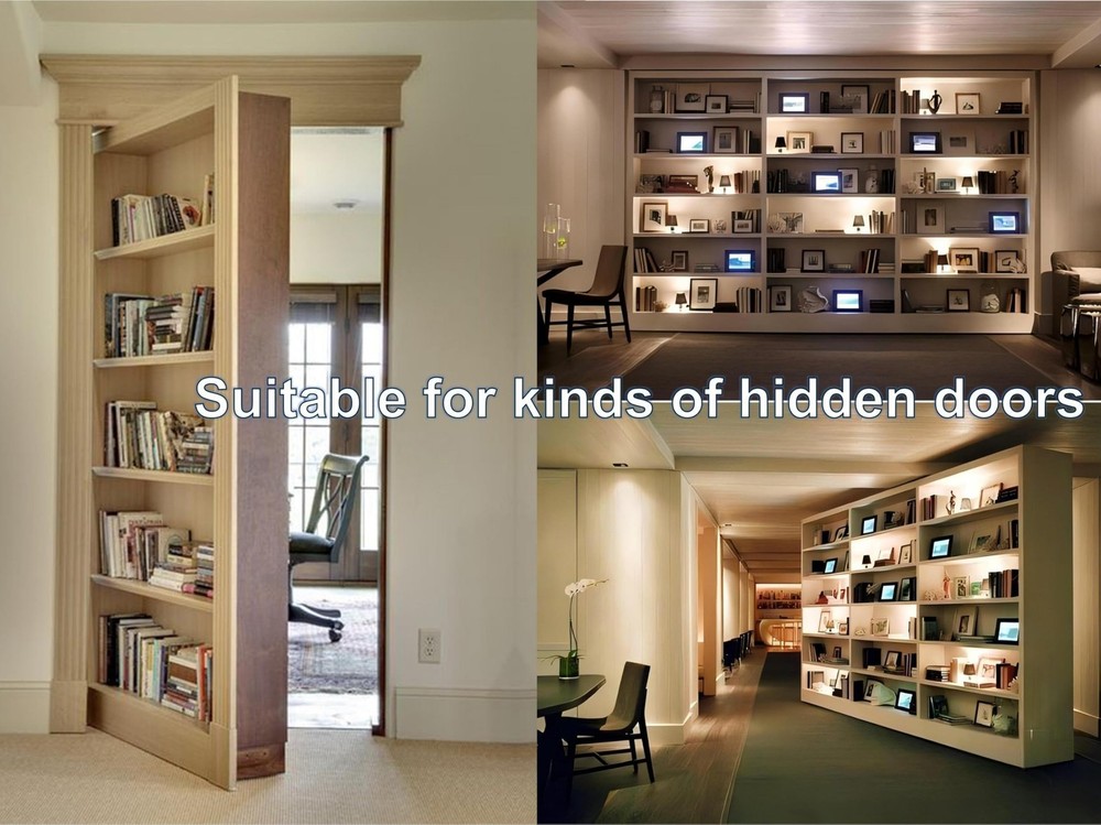 Hidden Door Hinge,870Lbs LoadBearing，Larger Thickened Solid Steel Structure ...