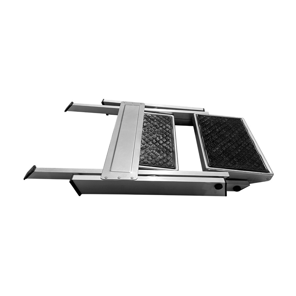 Caravan RV Lightweight Compact Aluminium Folding Step Ladder 47cm Top Step