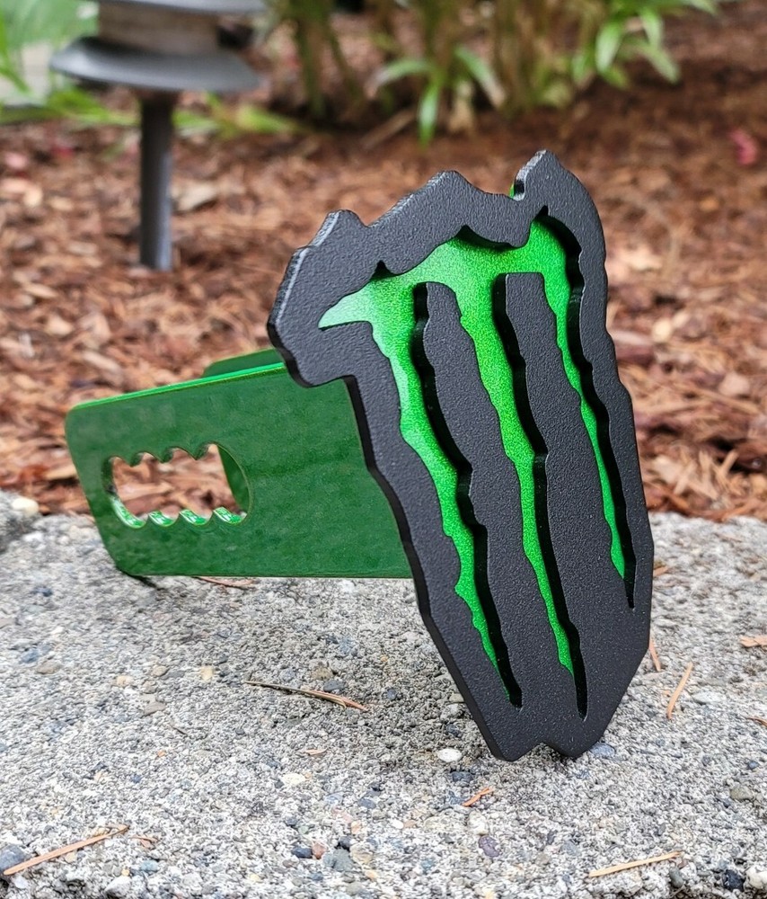 MONSTER Logo Custom Hitch Cover