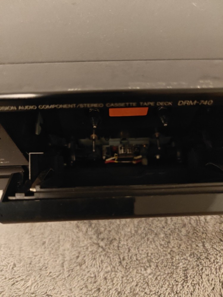 DENON DRM-740 Stereo 3-HEAD System Cassette Deck Player