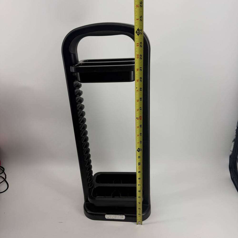 Level Up Game Storage Tower Vertical Organizer 17 Slots And Two Controller Trays