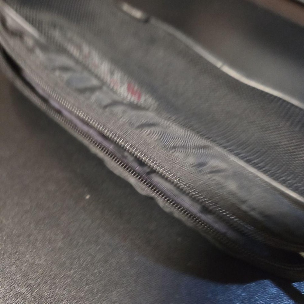 BUFFALO Mesh Gadget Pouch Black Approx. 23